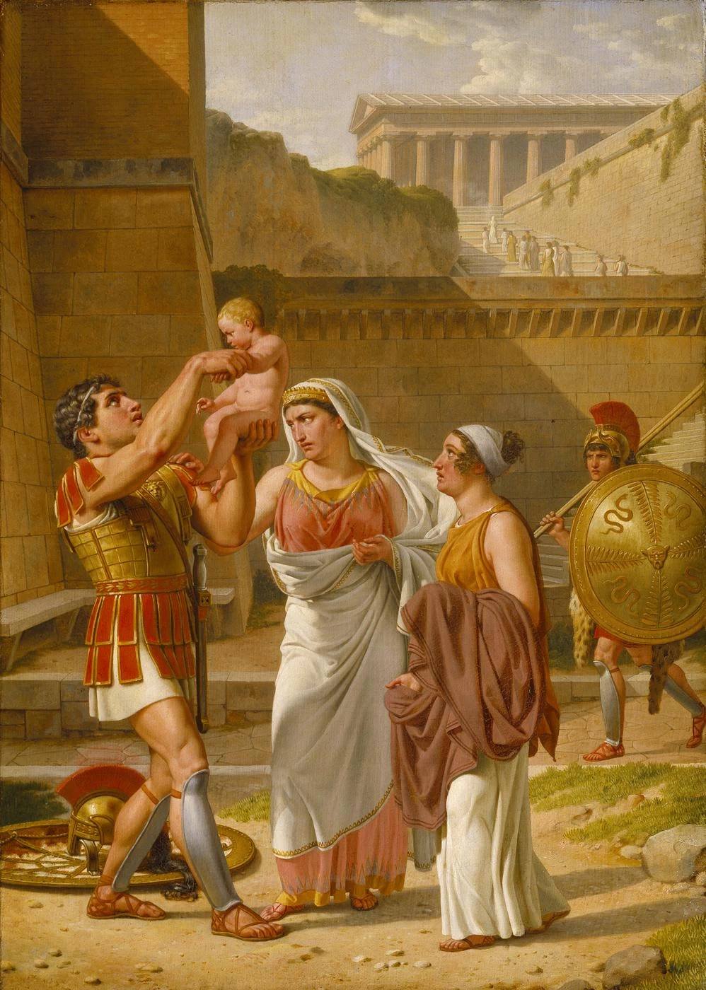 L'addio di Ettore ad Andromaca e Astianatte - Museo Thorvaldsens, Copenaghen